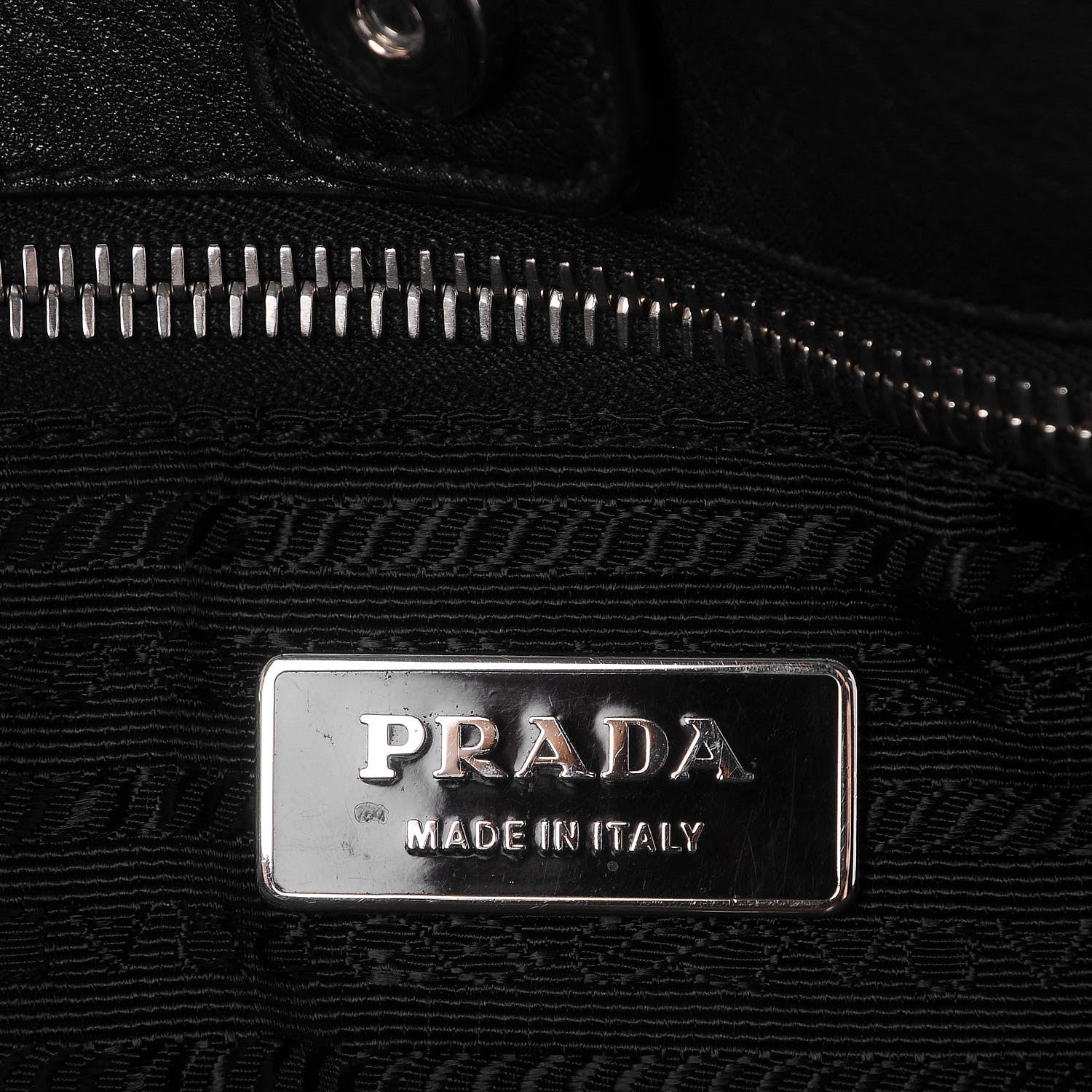Prada Tessuto Nylon Quilted Tote Nero Black 7 of 8