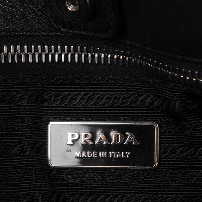 Prada Tessuto Nylon Quilted Tote Nero Black 7 of 8