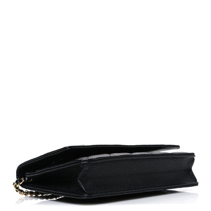 Chanel Caviar Quilted Wallet on Chain WOC Black 4 of 11