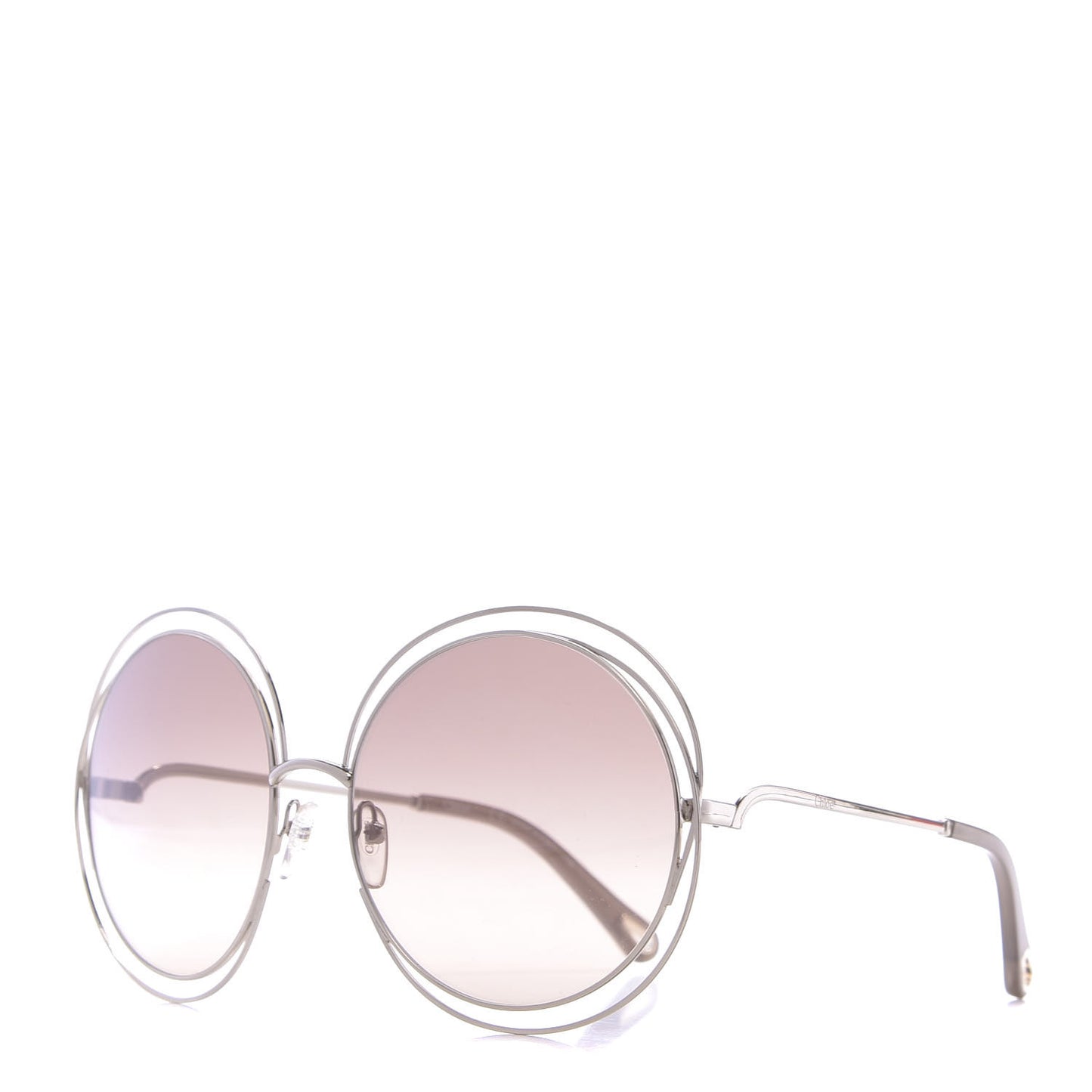 Metal Oversized Round Carlina Oversized Round Sunglasses CE114S Gold