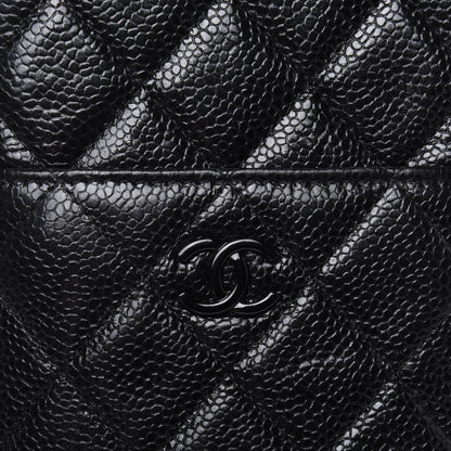 Chanel Caviar Quilted Classic Flat Wallet Pouch So Black 12 of 15