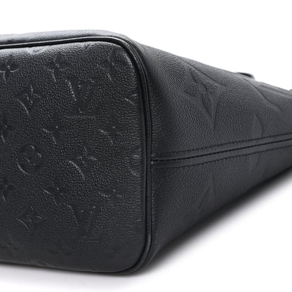 Louis Vuitton Empreinte Monogram Giant Neverfull MM Black 9 of 9