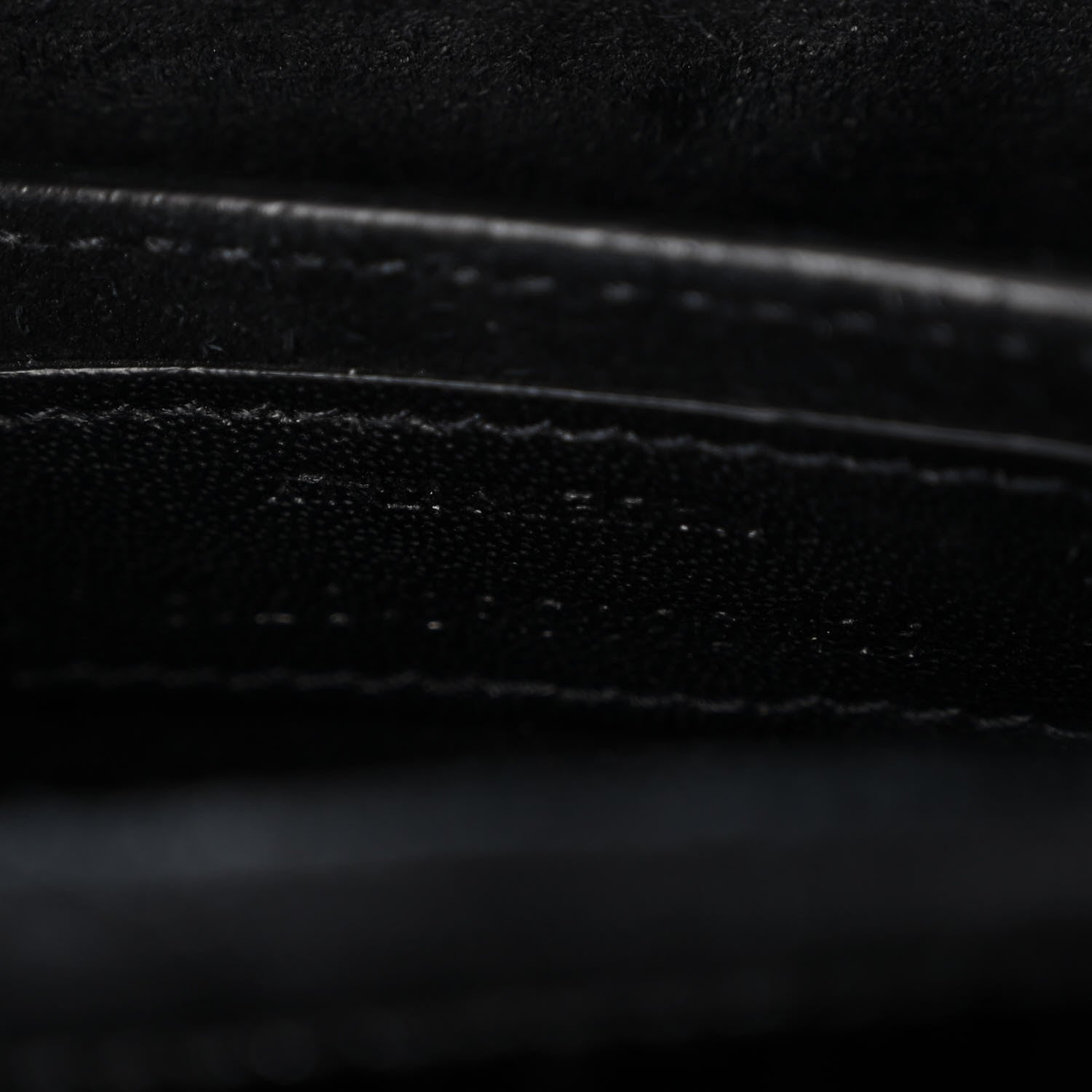 Saint Laurent Calfskin Crocodile Embossed New Besace Crossbody Bag Black 7 of 12