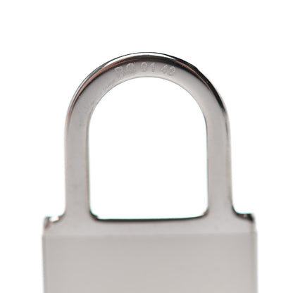 Hermes Palladium Swift O'Kelly Earrings Etoupe 6 of 8