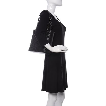 Chanel Caviar Quilted Petit Shopping Tote PST Black 2 of 11