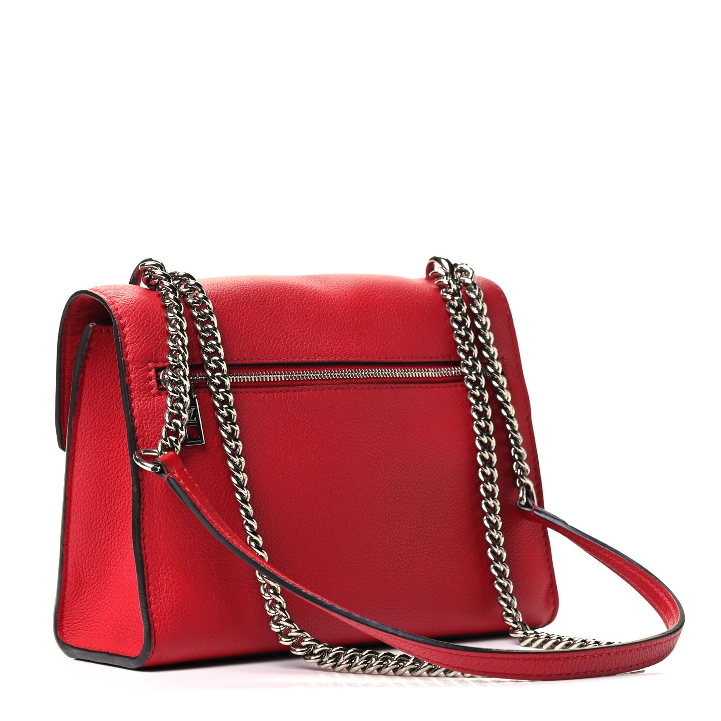 Soft Calfskin Mylockme Chain Bag BB Rubis
