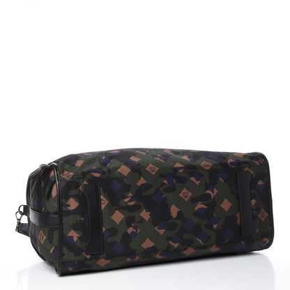 MCM Nylon Camo Dieter Weekender Loden Green 4 of 10
