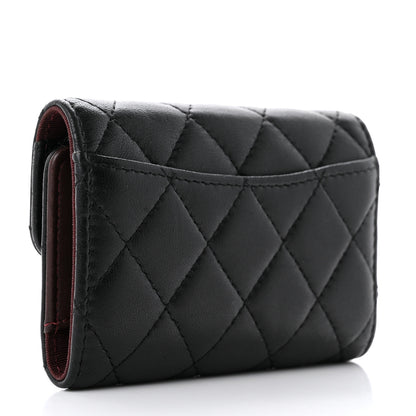 Chanel Lambskin Quilted 4 Key Holder Black 3 of 8