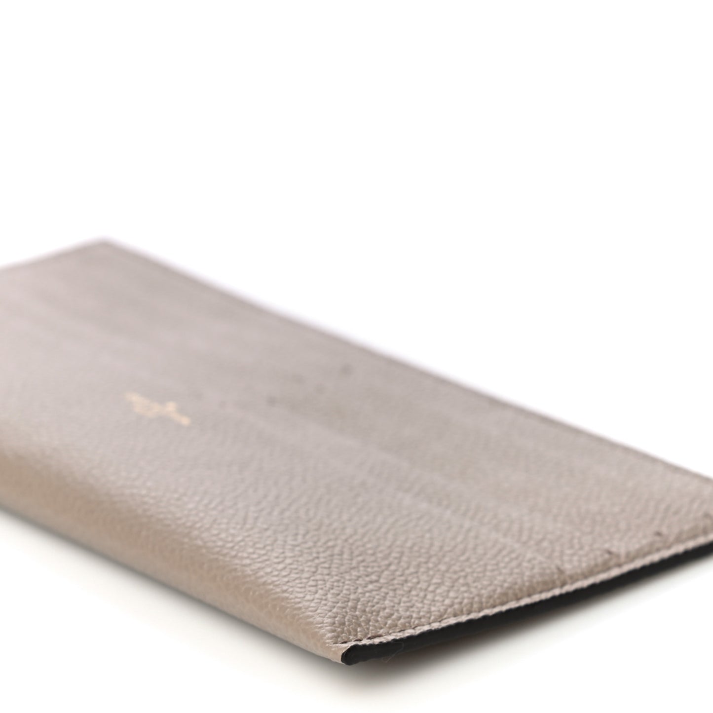 Calfskin Felicie Chain Wallet Card Holder Insert Tourterelle