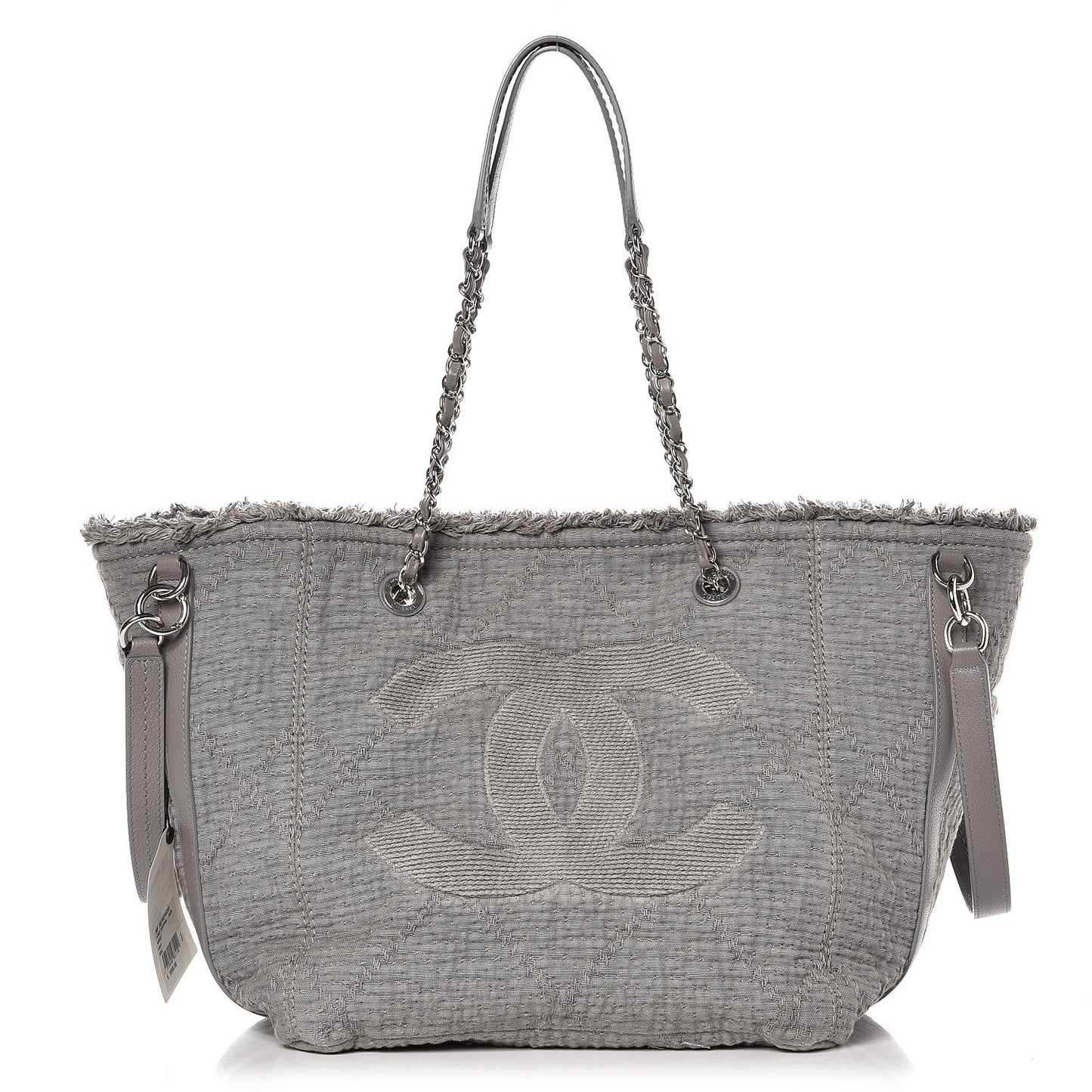 Canvas Small Double Face Tote Gray