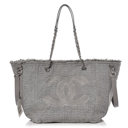 Chanel Canvas Small Double Face Tote Gray 1 of 8