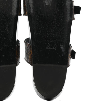 Louis Vuitton Monogram Bom Dia Mule Sandals 42 Black 7 of 13
