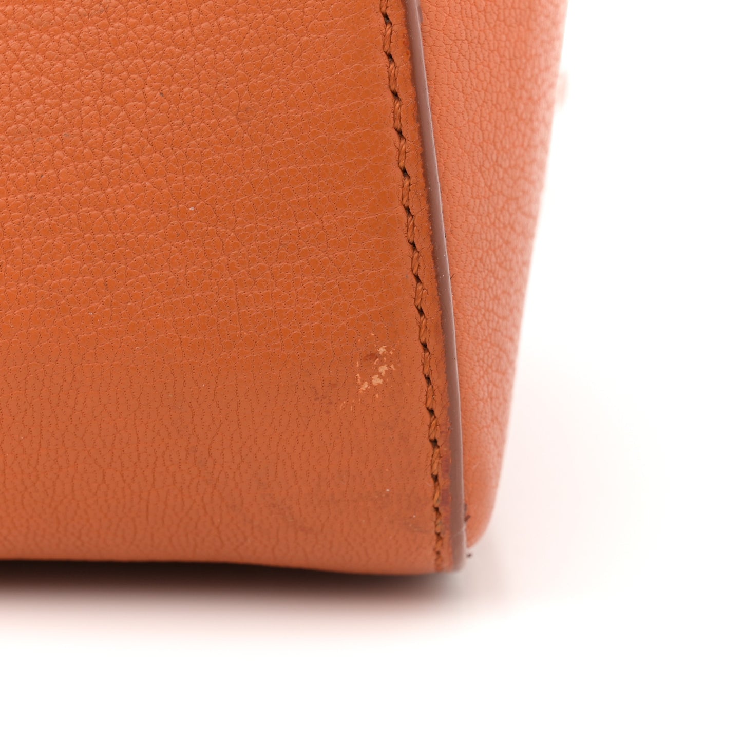 Sugar Goatskin Mini Antigona Rust