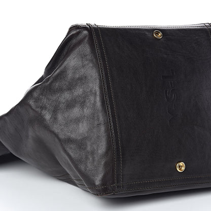 Saint Laurent Calfskin Medium Downtown Brown 9 of 10