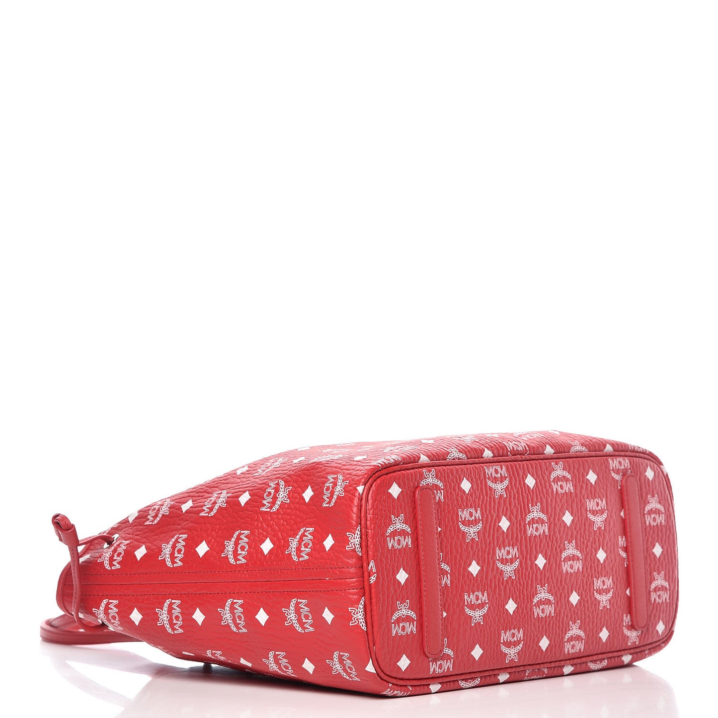 Visetos Medium Liz Reversible Shopper Tote Ruby Red