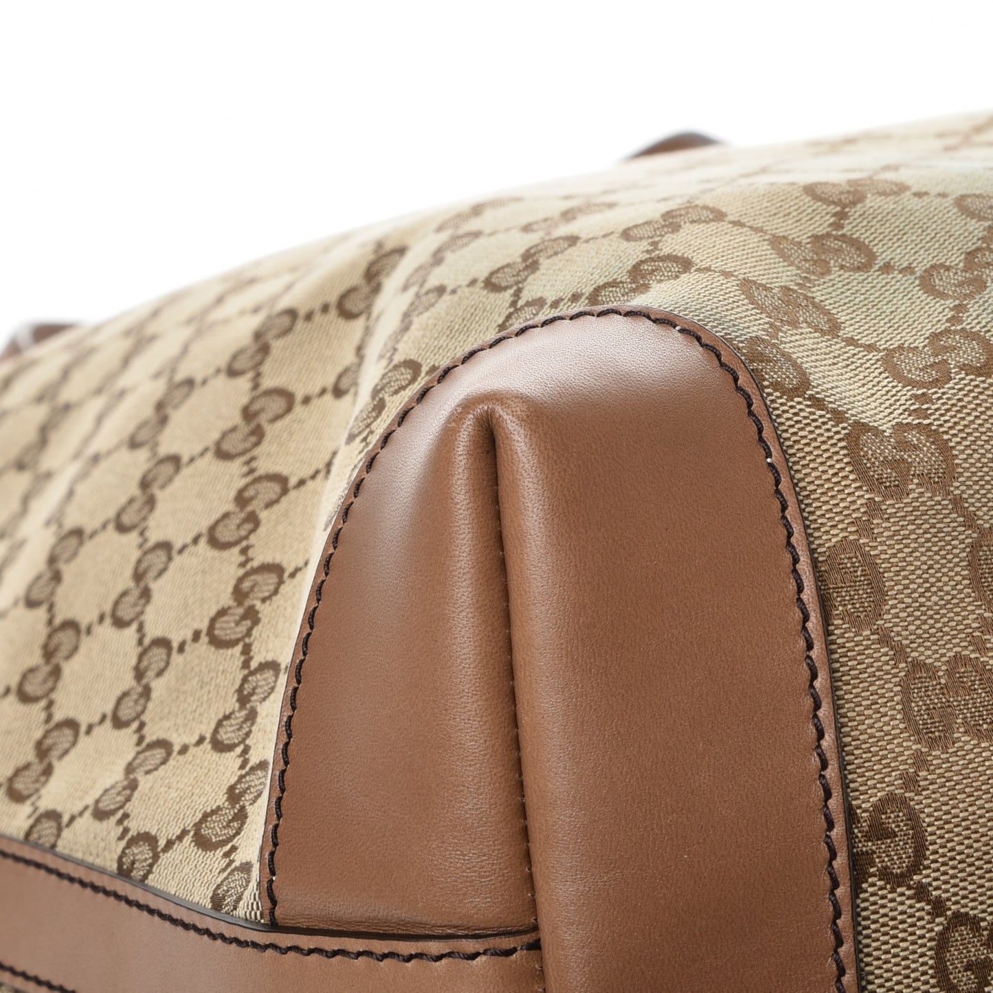 Monogram Large Craft Tote Light Brown
