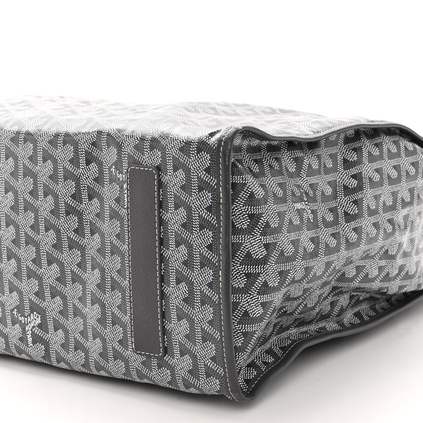 Goyardine Saint Leger Soft Briefcase Backpack Grey