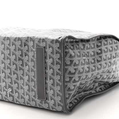Goyard Goyardine Saint Leger Soft Briefcase Backpack Grey 9 of 10
