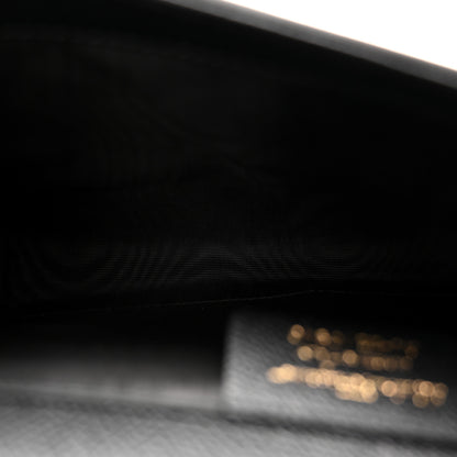 Salvatore Ferragamo Hammered Calfskin Vara Bow Mini Bag Black 5 of 9