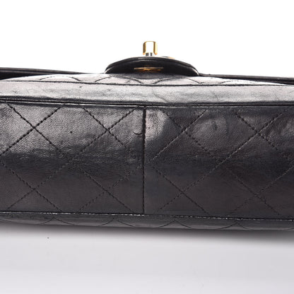 Chanel Lambskin Quilted Medium Single Flap Black 17 of 24