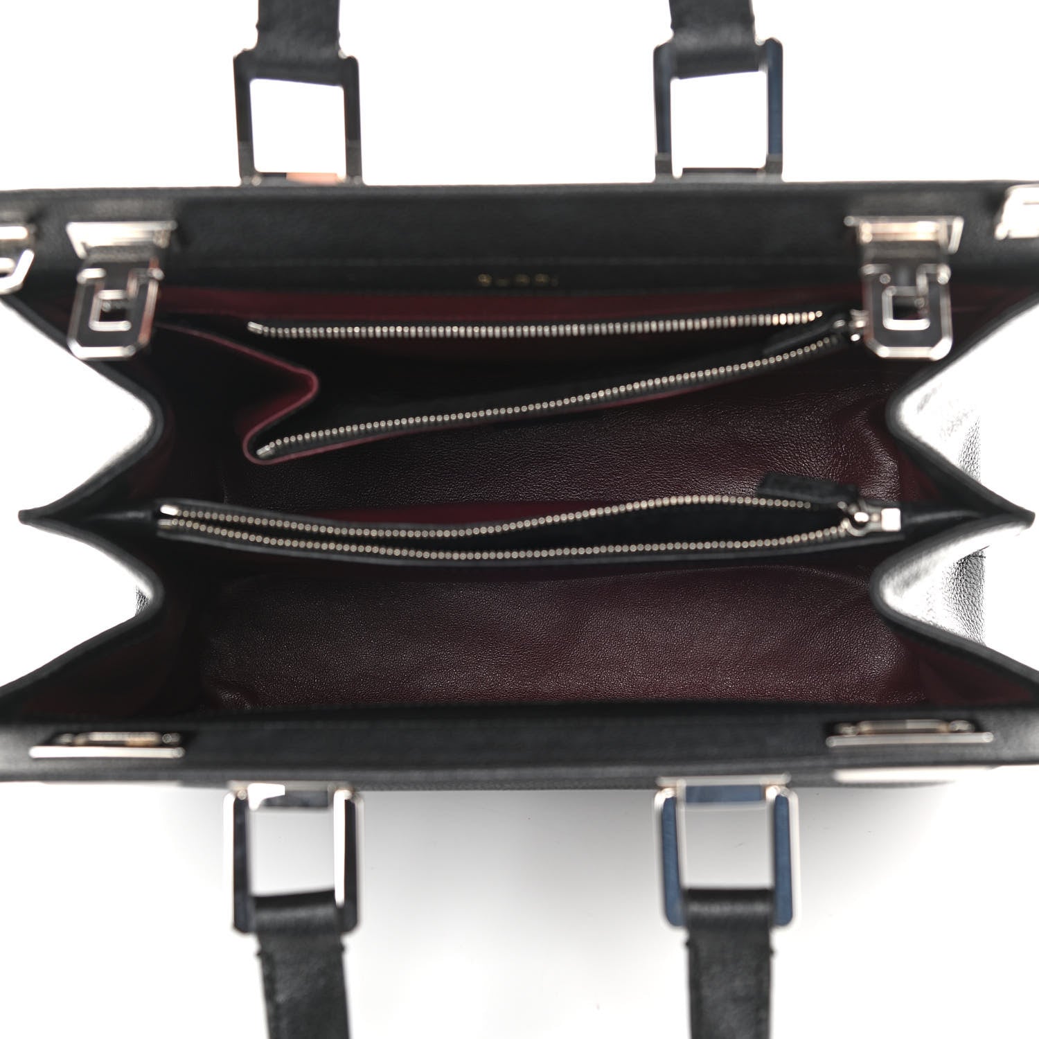 Gucci Grainy Calfskin Small Zumi Top Handle Bag Black 5 of 10