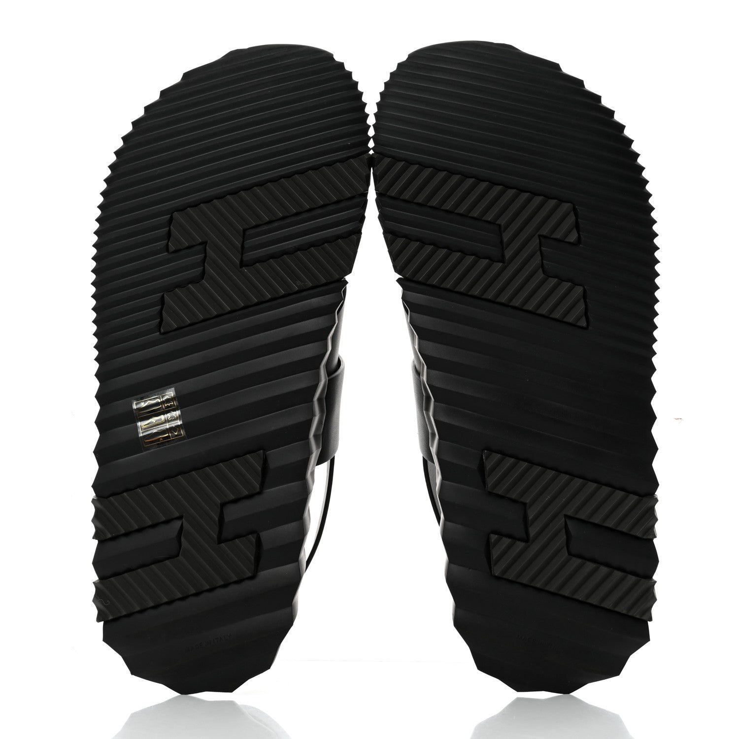 Hermes Calfskin Goatskin Mens Electric Sandals 43 Black 5 of 9