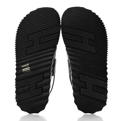 Hermes Calfskin Goatskin Mens Electric Sandals 43 Black 5 of 9