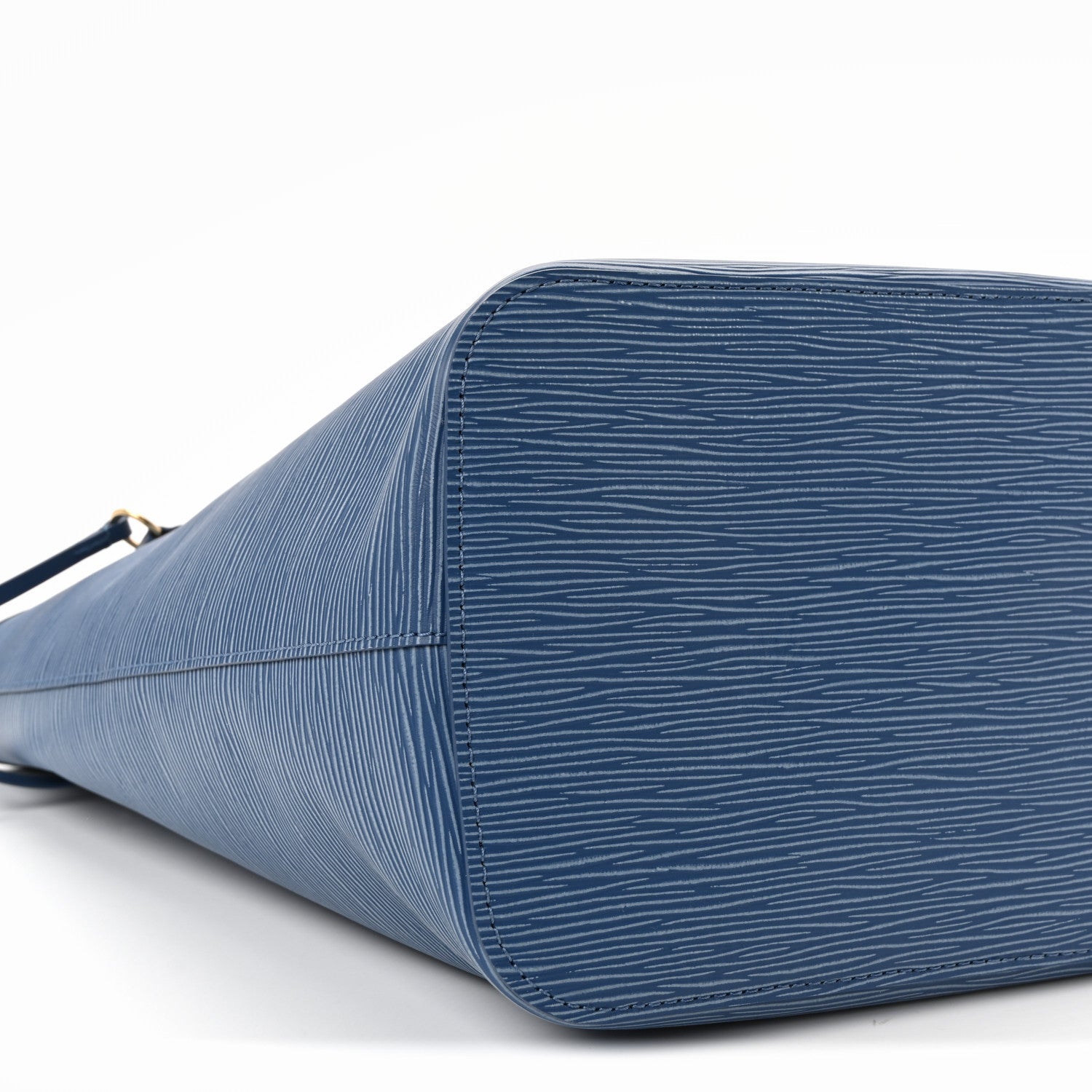 Louis Vuitton Epi Neverfull MM Denim Blue 9 of 10