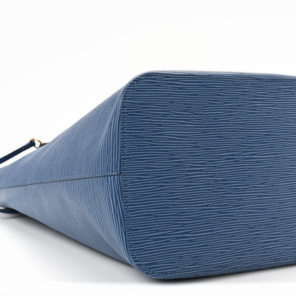 Louis Vuitton Epi Neverfull MM Denim Blue 9 of 10