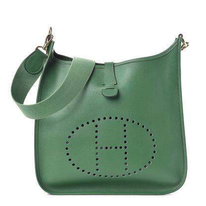 Hermes Courchevel Evelyne GM Vert Bengale 1 of 12
