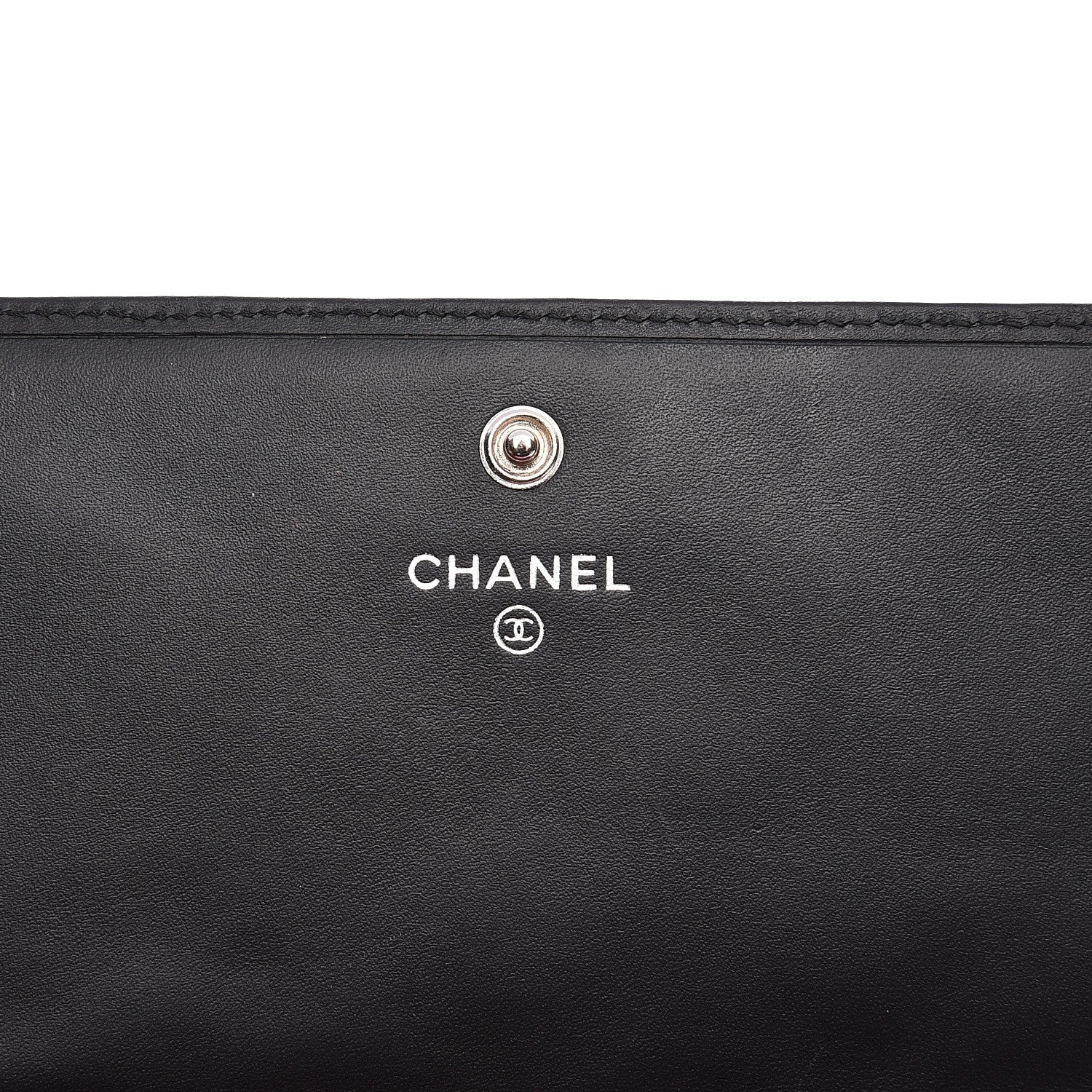 Chanel Calfskin Quilted Cambon Flap Wallet Black 6 of 10