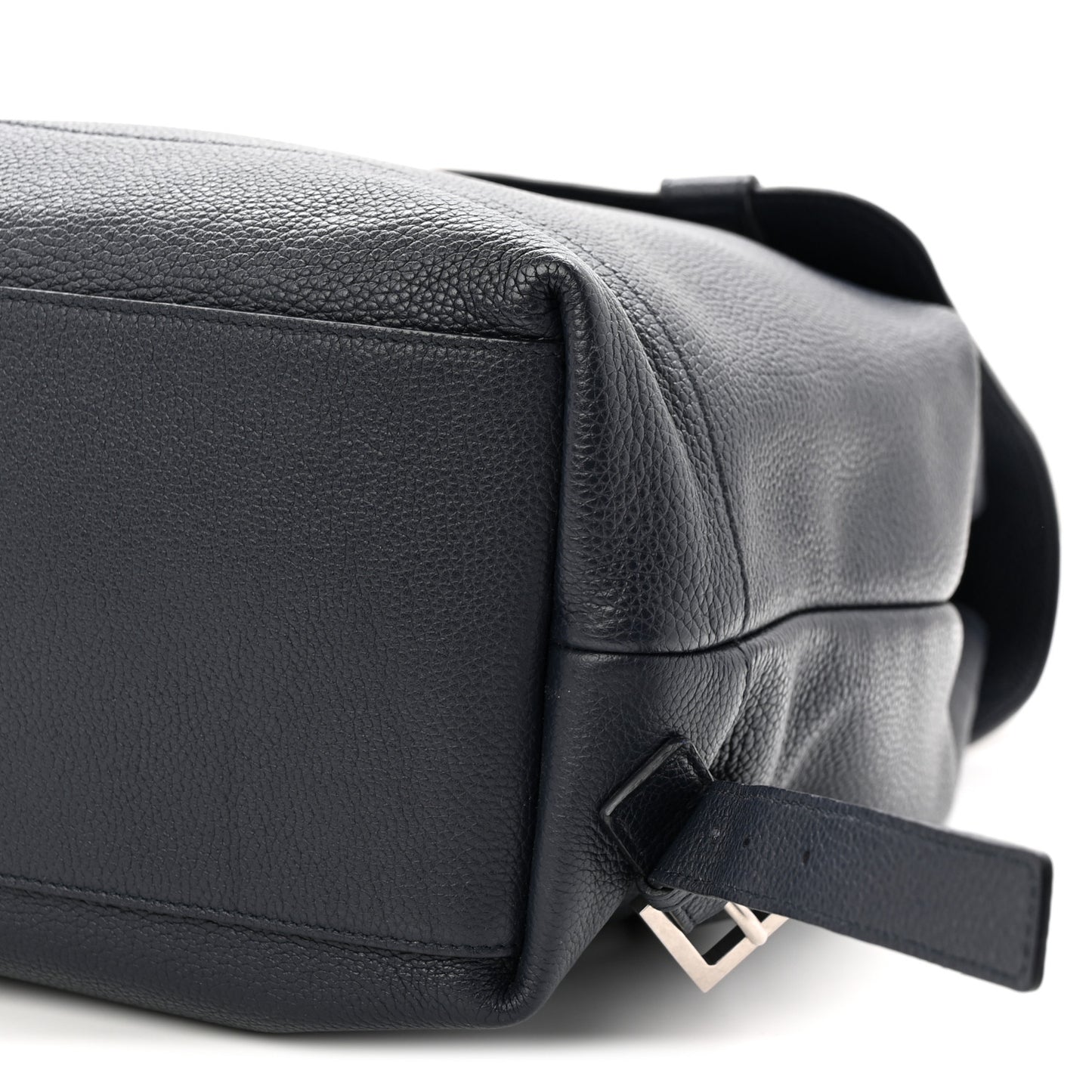 Grained Calfskin Sac De Jour Backpack Navy