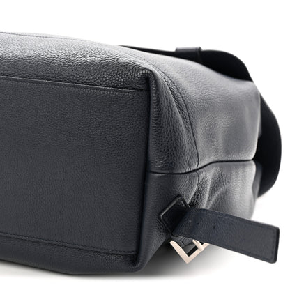 Saint Laurent Grained Calfskin Sac De Jour Backpack Navy 10 of 10