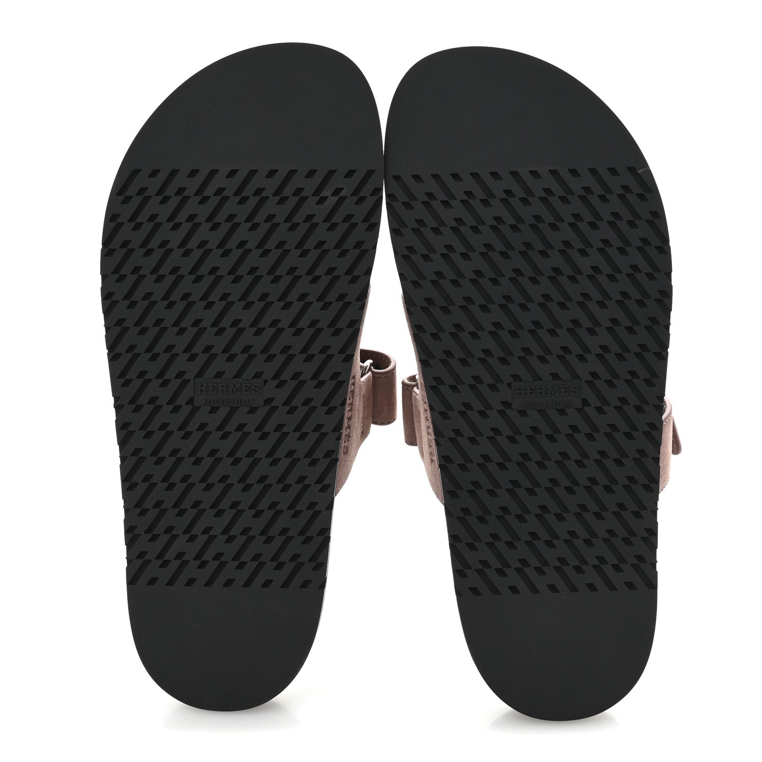 Hermes Suede Goatskin Womens Chypre Sandals 39 Rose Antique 6 of 10