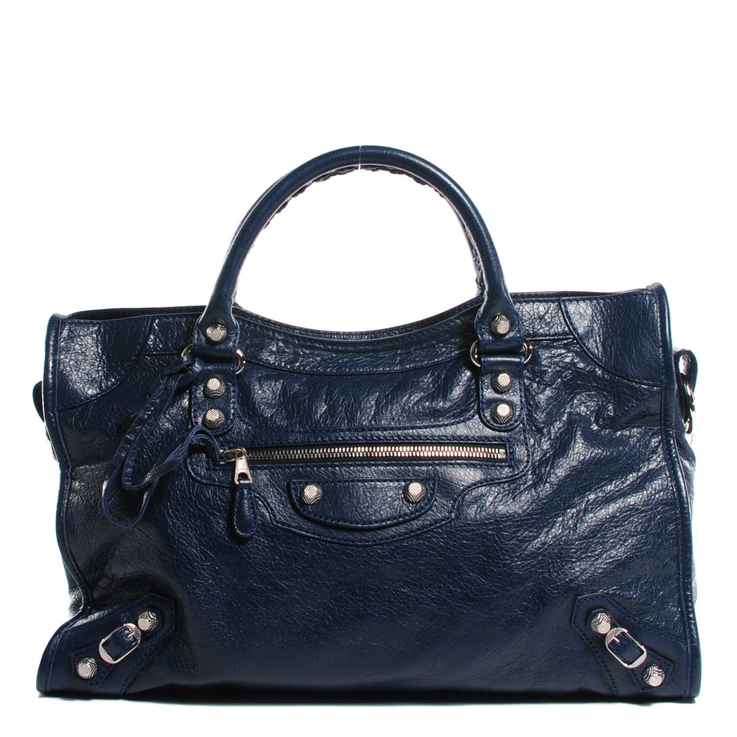 Balenciaga Agneau Giant 12 Silver Hardware City Bleu Obscur 1 of 13