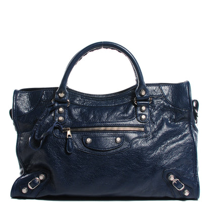 Balenciaga Agneau Giant 12 Silver Hardware City Bleu Obscur 1 of 13