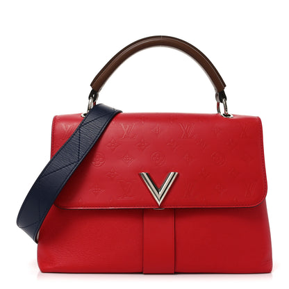 Louis Vuitton Cuir Plume Ecume Very One Handle Rubis 1 of 9