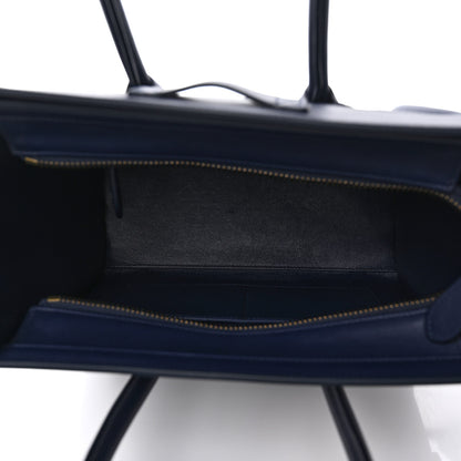 Celine Smooth Calfskin Micro Luggage Navy Blue 5 of 8