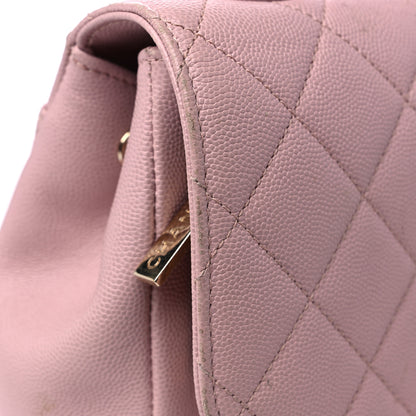Chanel Caviar Quilted Medium Business Affinity Flap Light Pink 17 of 18
