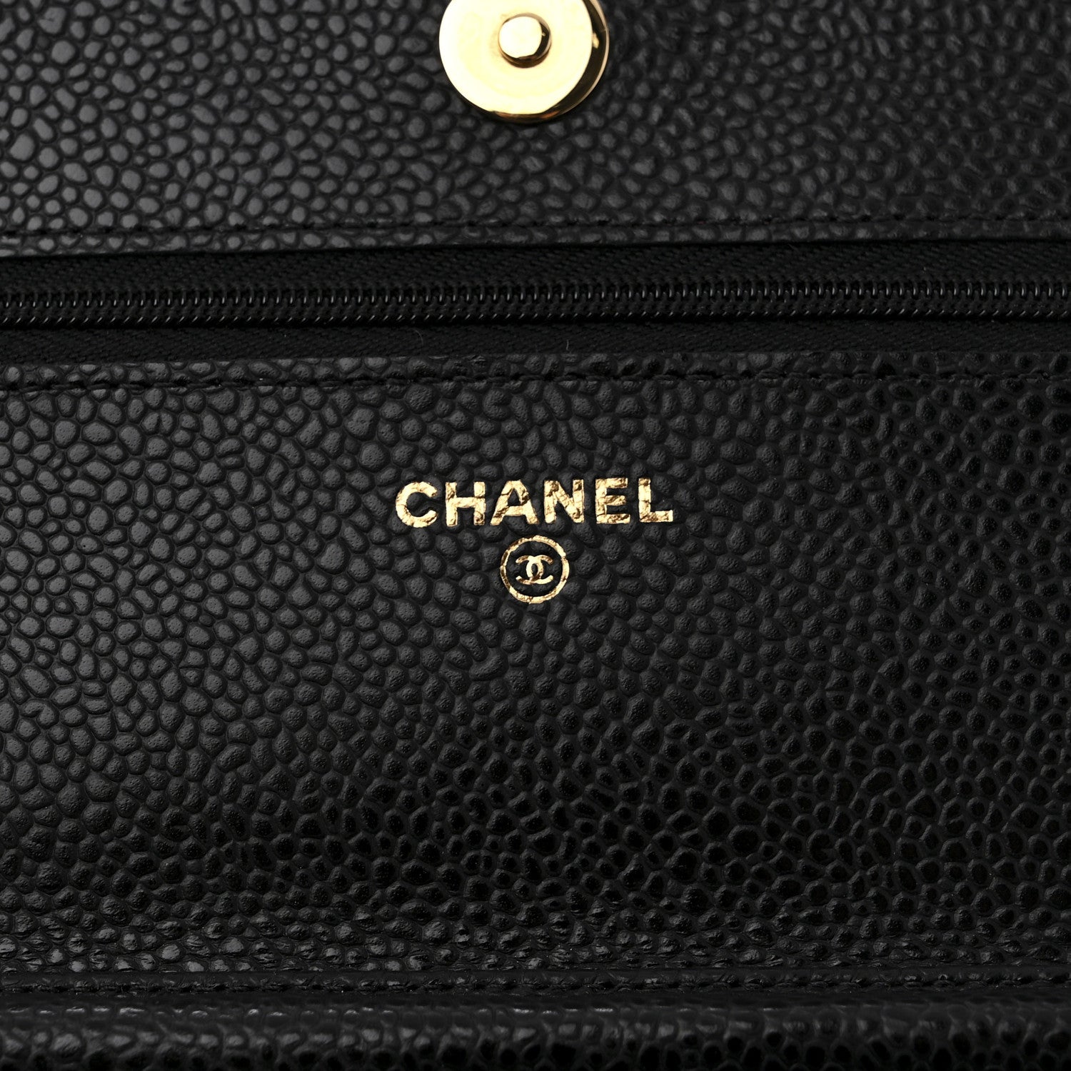Chanel Caviar Quilted Wallet on Chain WOC Black 6 of 11