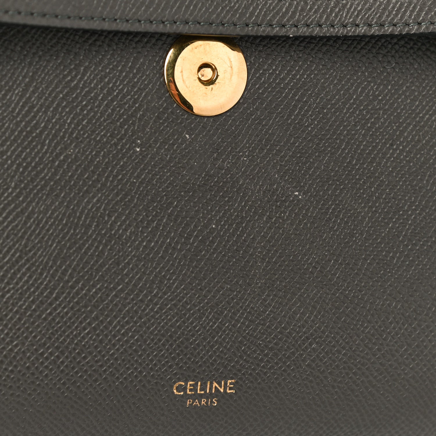 Celine Grained Calfskin Nano Belt Bag Grey 9 of 11