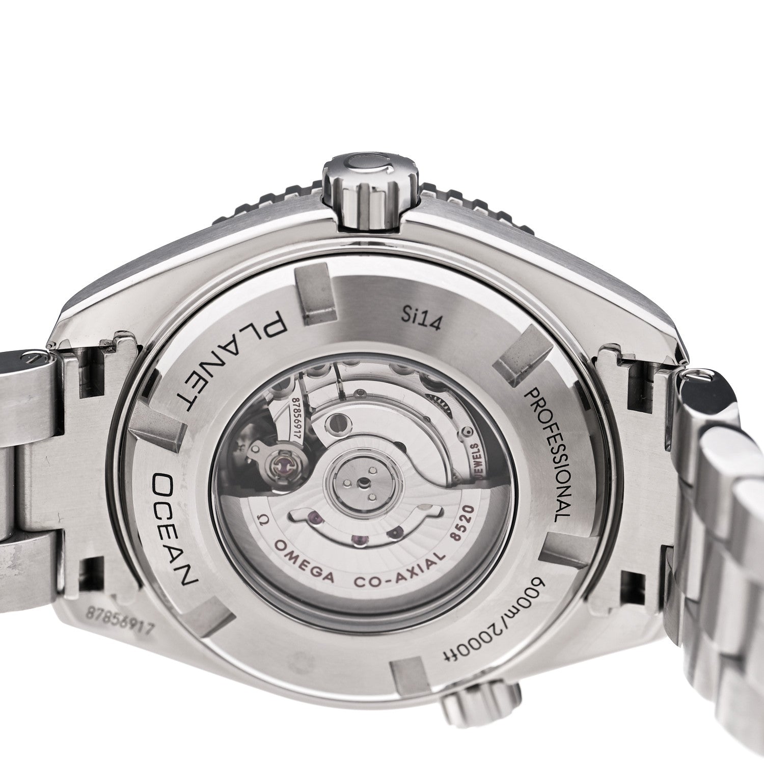 Omega Stainless Steel 37mm Seamaster Planet Ocean Automatic Watch White 232.30.38.20.04.001 4 of 5