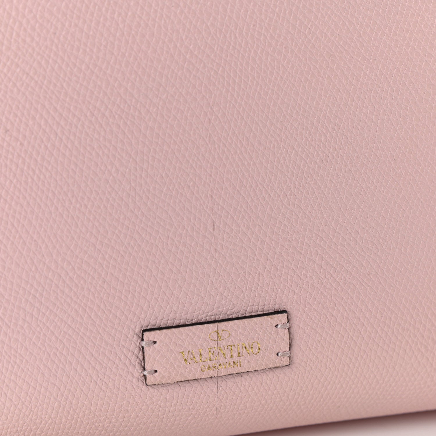 Valentino Garavani Grainy Calfskin Small VSling Top Handle Bag Rose Quartz 9 of 9
