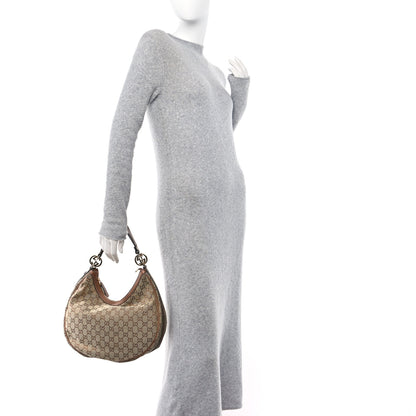 Gucci Monogram Medium GG Twins Hobo Bronze 2 of 11