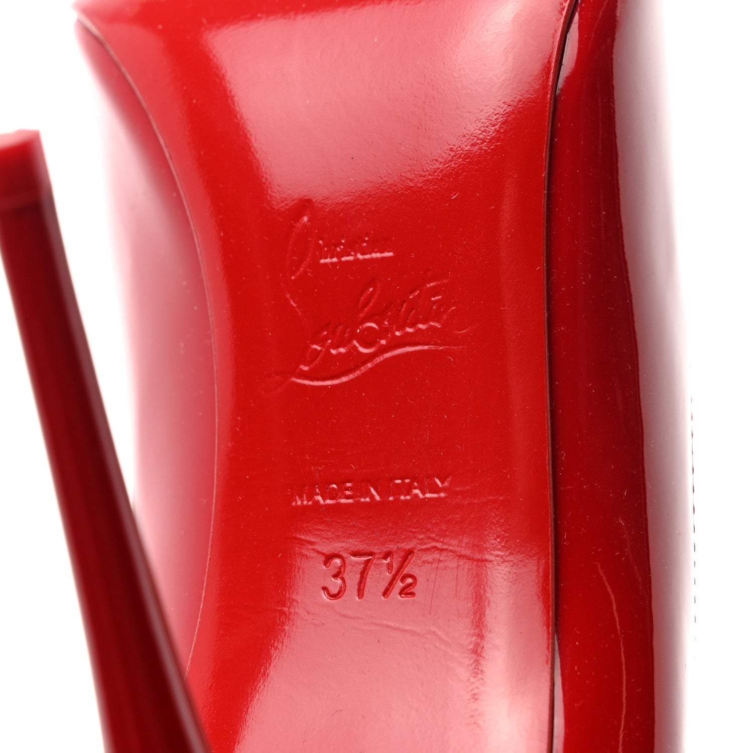 Christian Louboutin Patent Kate 100 Pumps 37.5 Loubi 7 of 8
