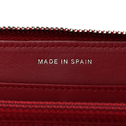 Chanel Caviar Quilted Large Gusset Zip Around Wallet Red 7 of 12