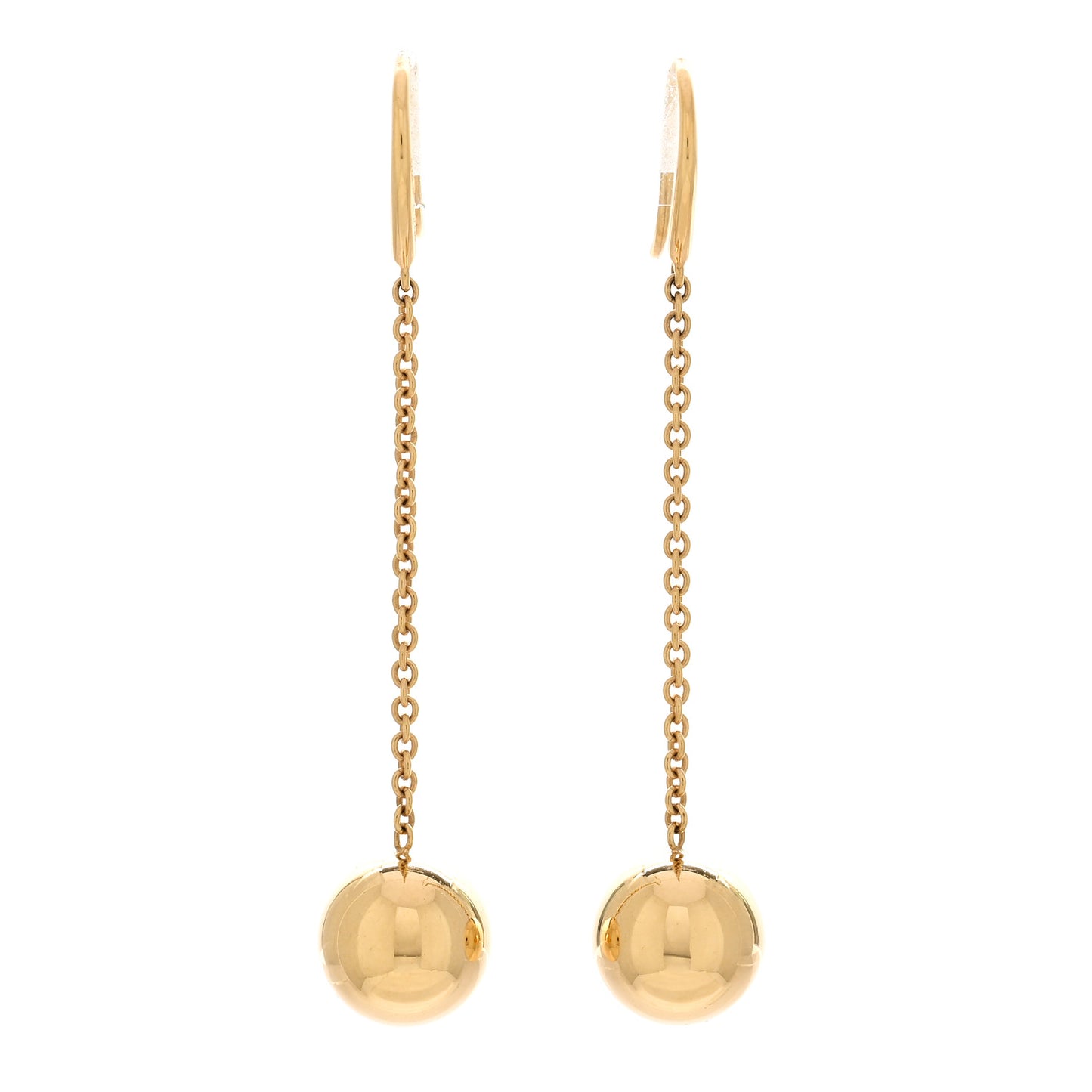 18K Yellow Gold 10mm HardWear Ball Hook Drop Earrings