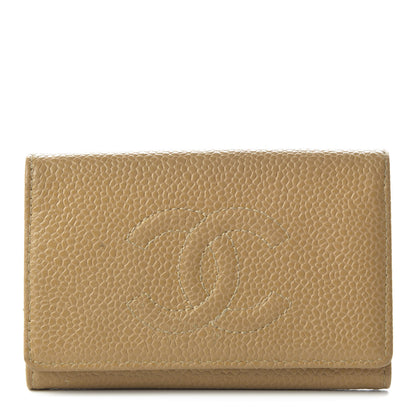 Chanel Caviar Timeless CC 6 Key Holder Case Beige Clair 1 of 8