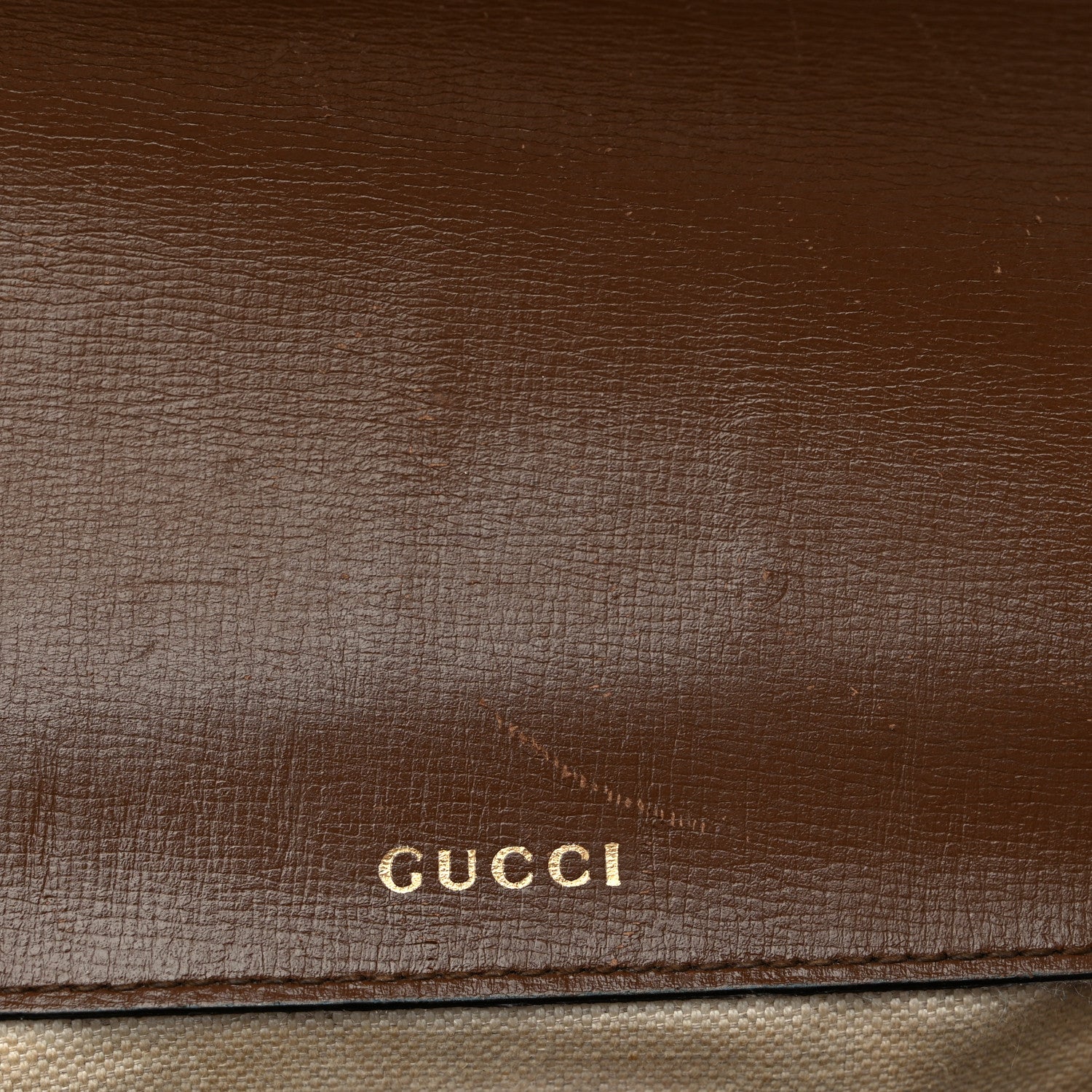 Gucci GG Supreme Monogram Web Mini Horsebit 1955 Shoulder Bag Beige Brown Sugar 13 of 13