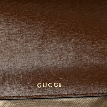 Gucci GG Supreme Monogram Web Mini Horsebit 1955 Shoulder Bag Beige Brown Sugar 13 of 13